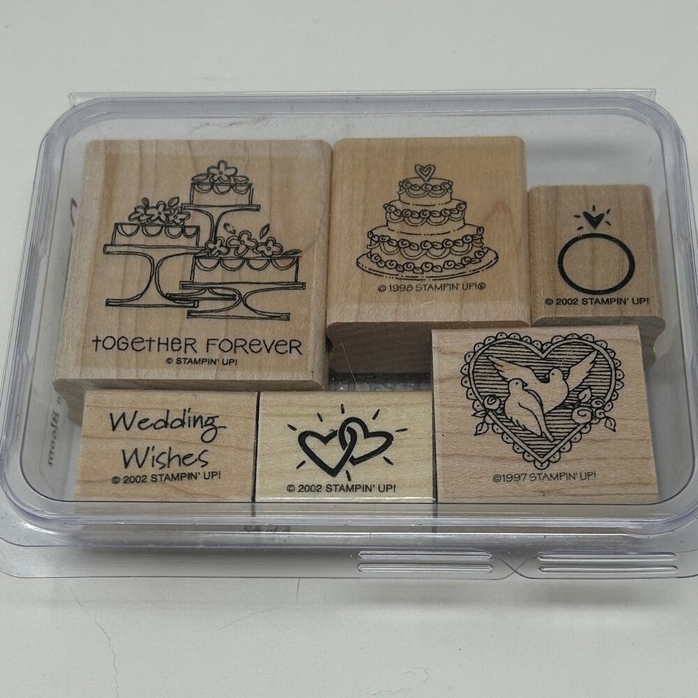 Stampin' Up! Wedding Celebration Rubber Stamps Set